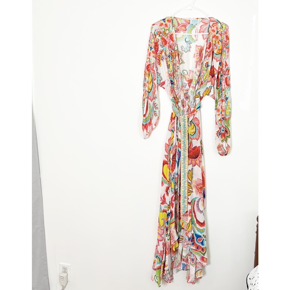 TAJ by Sabrina Crippa Multicolor Floral Maxi Dress - Picture 3 of 8